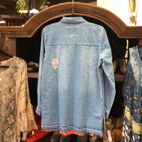 Jean front snap jacket - Picture 4 of 6